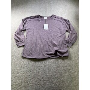 Andrée by Unit Women's Top XL Purple Heather Blouse